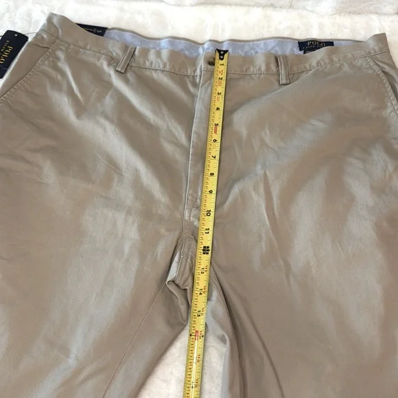 Polo Ralph Lauren Stretch Classic Fit Flat Front Khaki Pants- 42”x34” - Picture 13 of 15